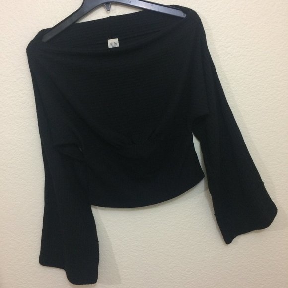 We The Free Sweaters - We The Free Knit Sweater Wide Sleeve Wide Neck